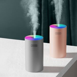 air humidifier with color changing light